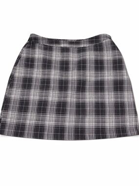 Vuarnet Black and White Plaid Mini Skirt